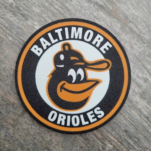 Baltimore Orioles Coaster Set - 3D Printed - (Set of 4) - Picture 3 of 4